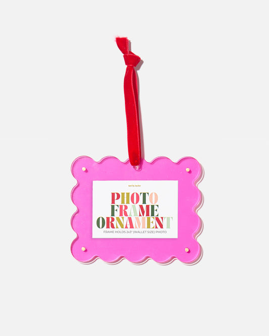 Hot Pink Frame Ornament