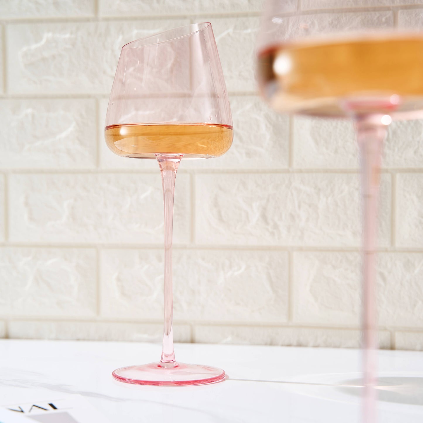 Khen Pink Wine Glasses