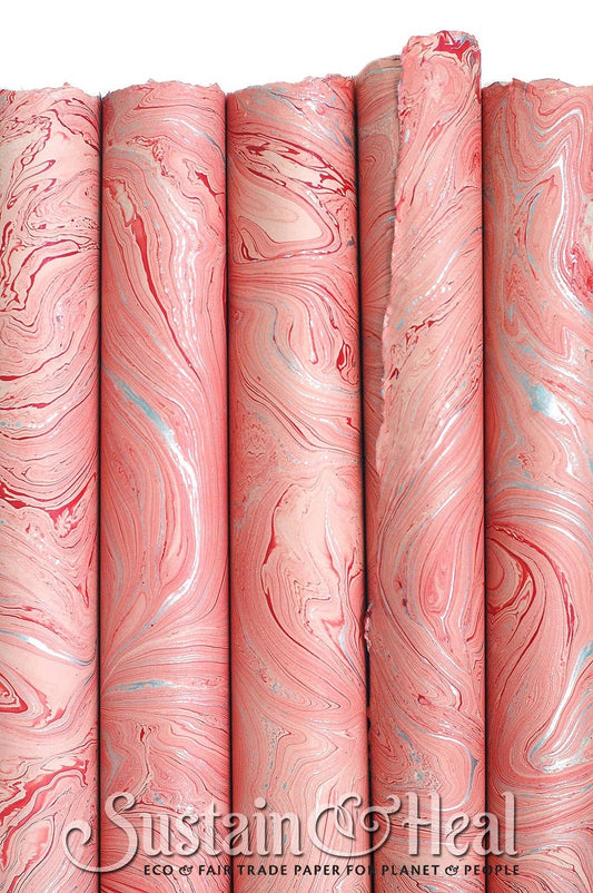 Salmon Marble Sheet #138