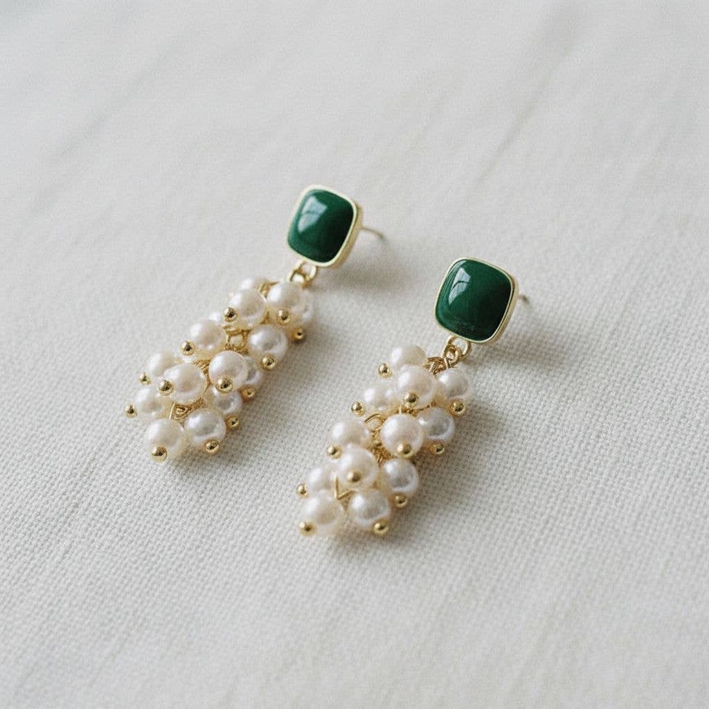 Vintage-Inspired Pearl Drop Earrings