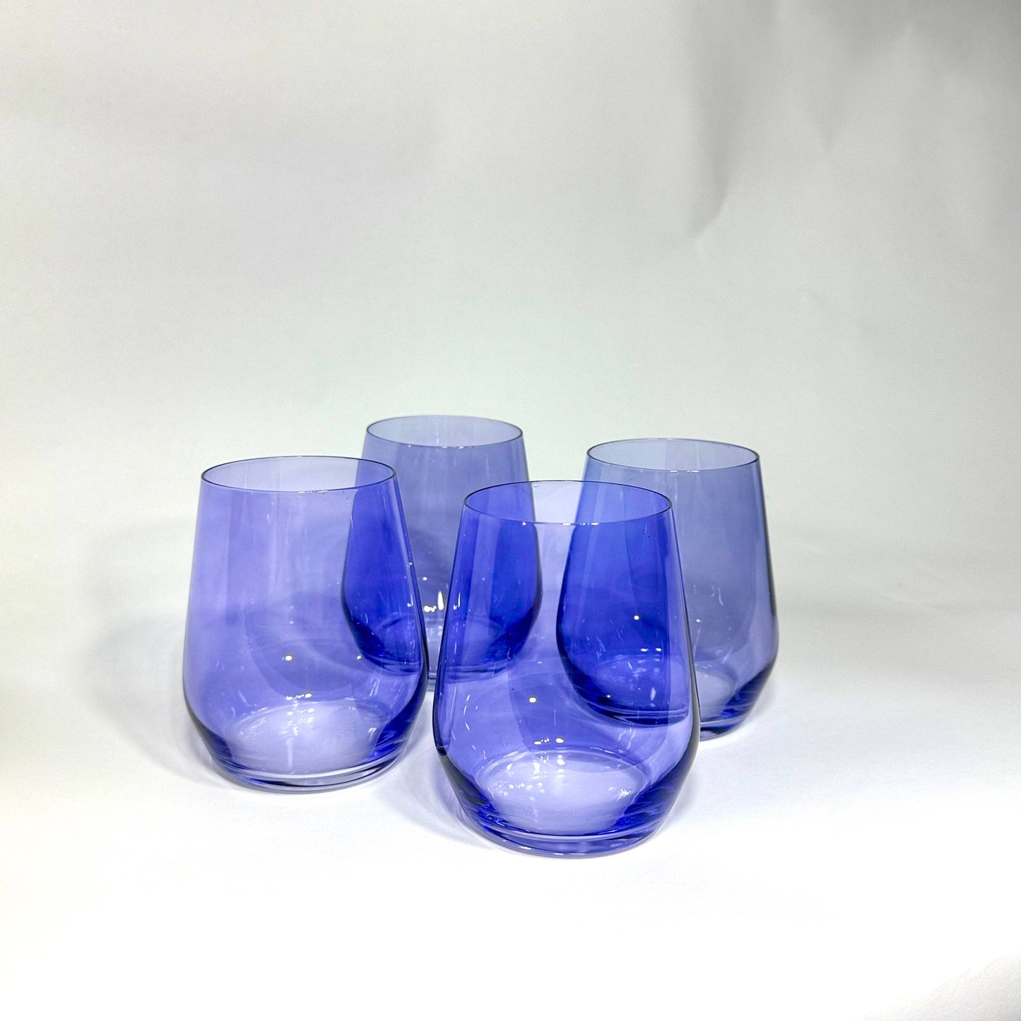 Veri Peri Purple - Stemless Colored Wine Glass