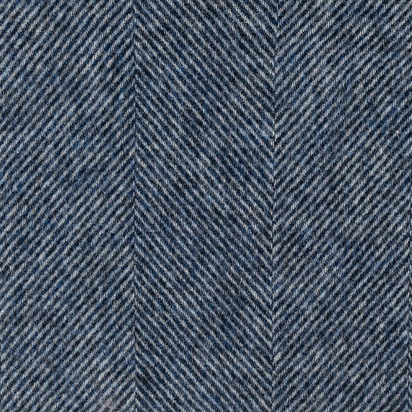 Southampton Home Wool Herringbone Throw ~ Navy ~