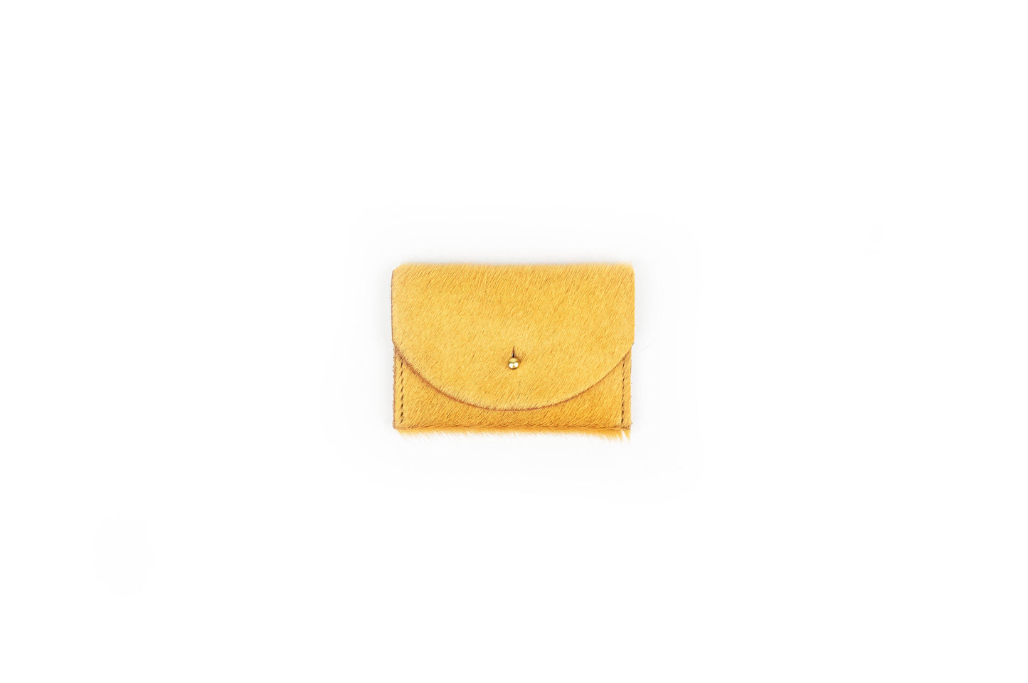 Butternut Hair on Hide Cardholder Wallet