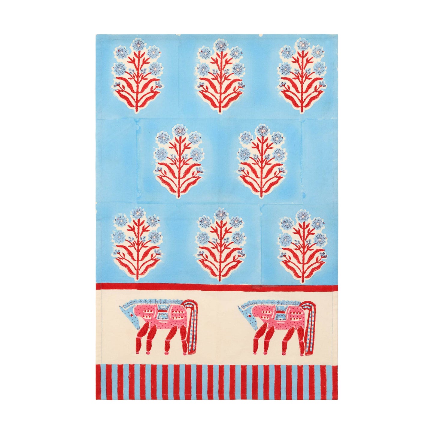 Horse Pink/Blue Tea Towels 20x30