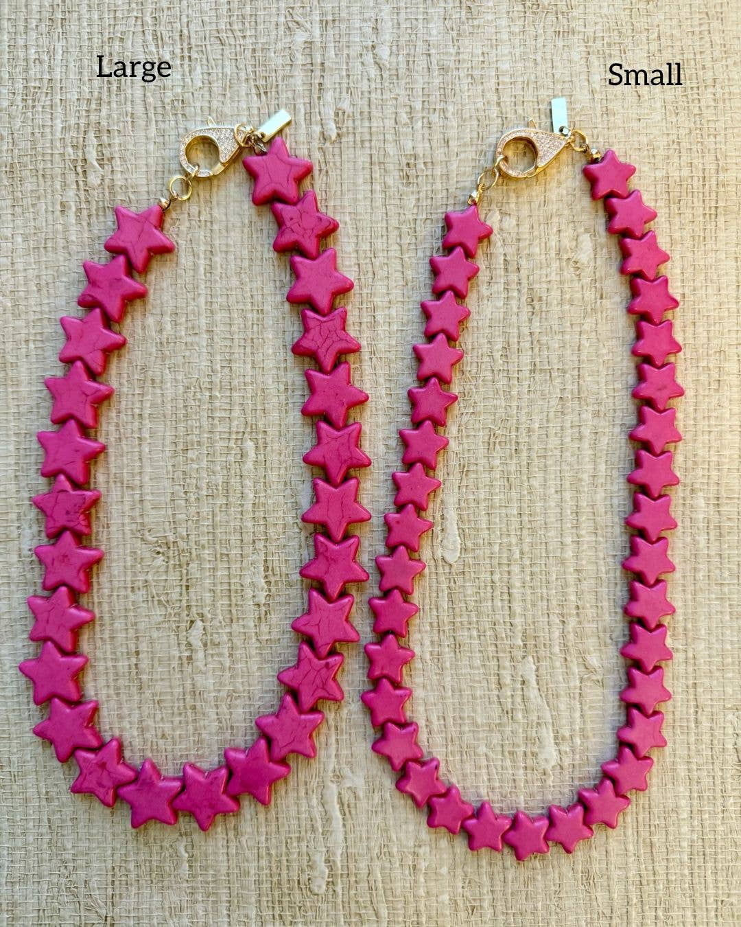 Sea Star Necklace - Small - Bubble Gum Pink