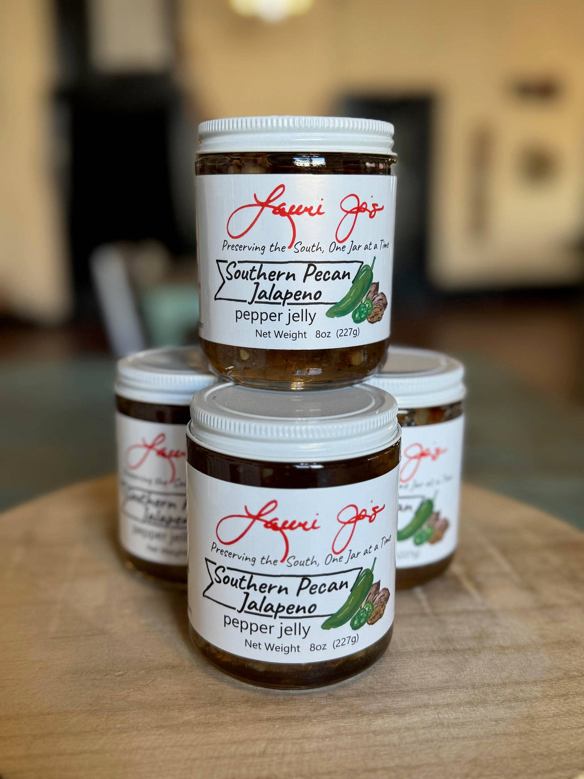 Lauri Jo's Southern Pecan Jalapeno Pepper Jelly, 8oz
