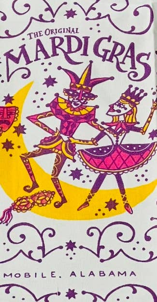 Kitchen Towel - Mobile Mardi Gras