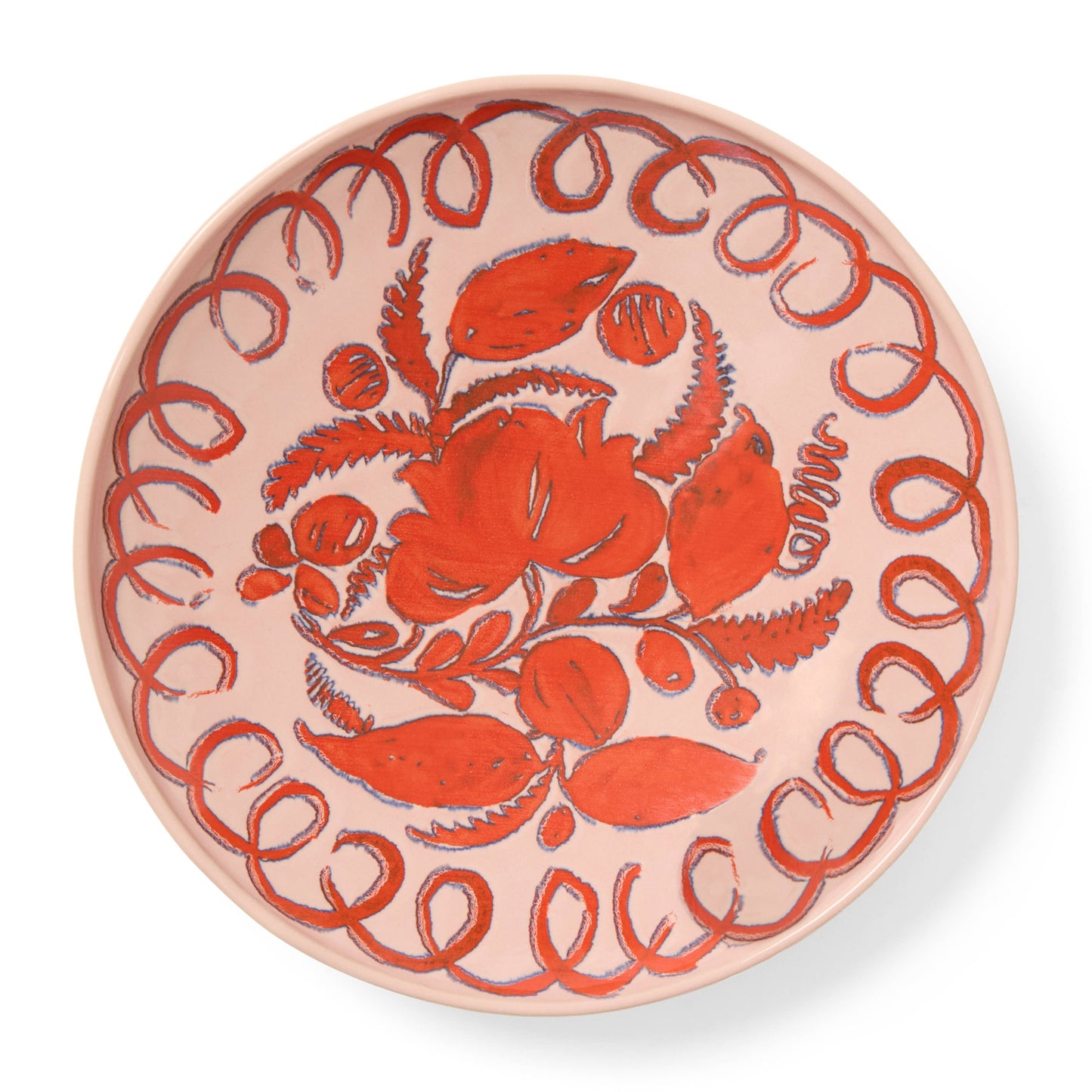 Amalfi Pasta Bowl Pink - 9.1" Diameter