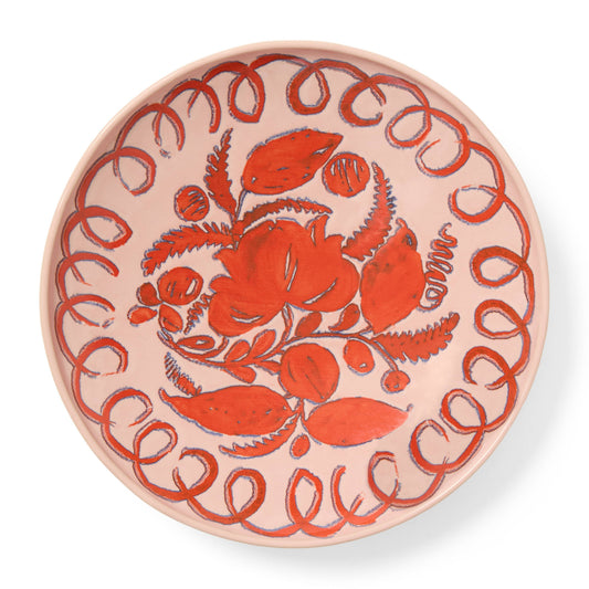 Amalfi Pasta Bowl Pink - 9.1" Diameter