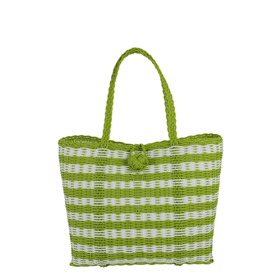Extra Small | Lined Stripe Pear/White