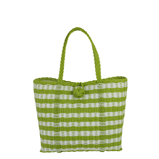 Extra Small | Lined Stripe Pear/White