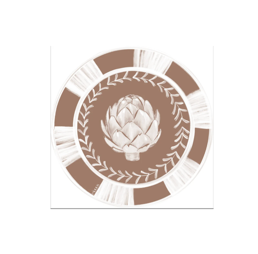 Josephine Artichoke Dessert Plate - 8 pack