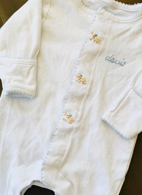 Baby Ducklings Sleeper- Blue