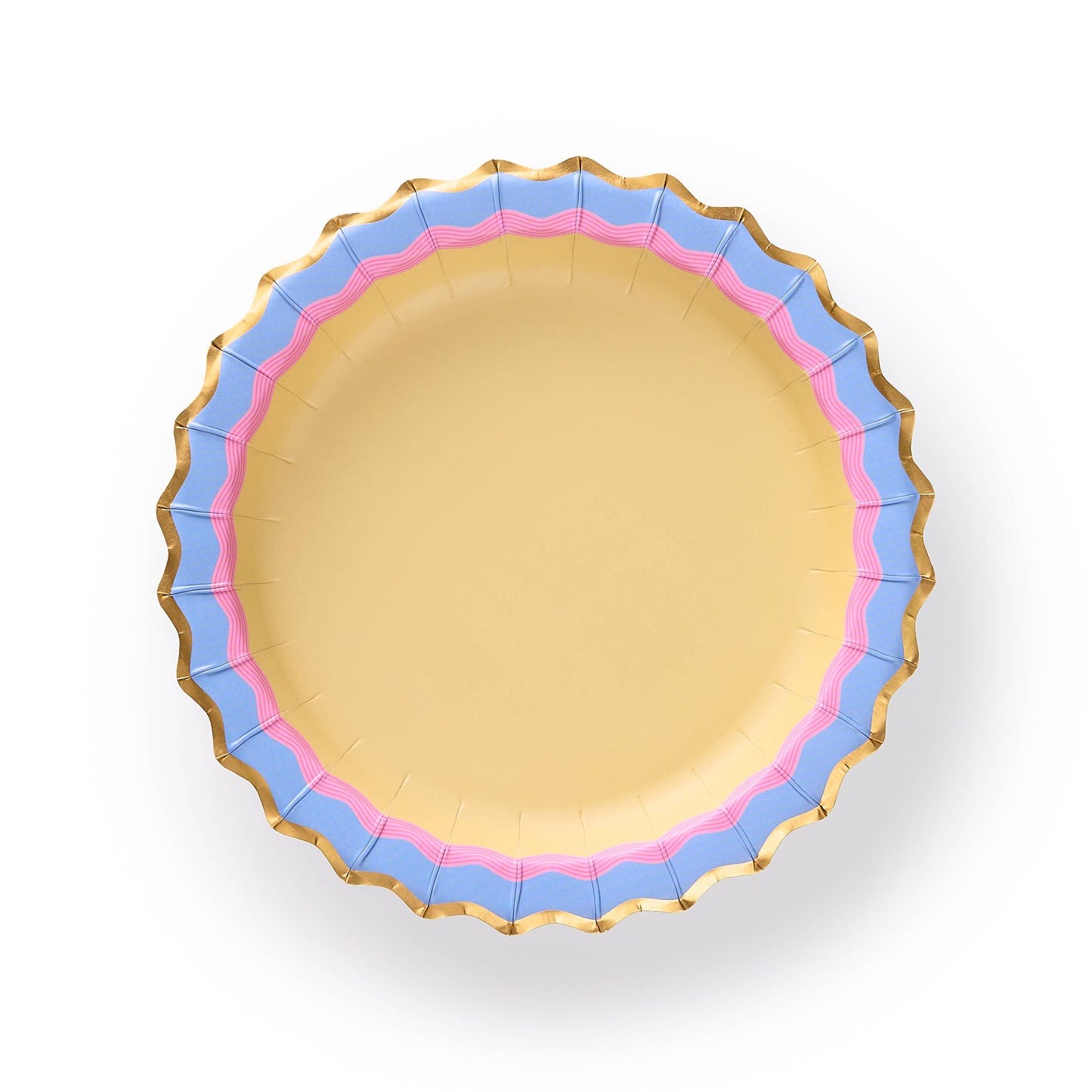 Rainbow Ric Rac Assorted Dessert Plate Set