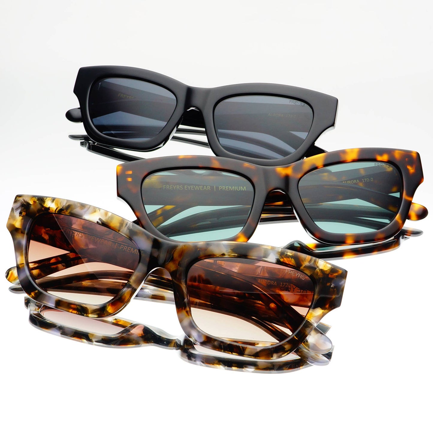 Aurora Acetate Cat Eye Sunglasses
