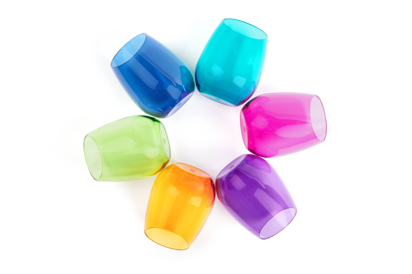 Acrylic Stemless Wine Glasses