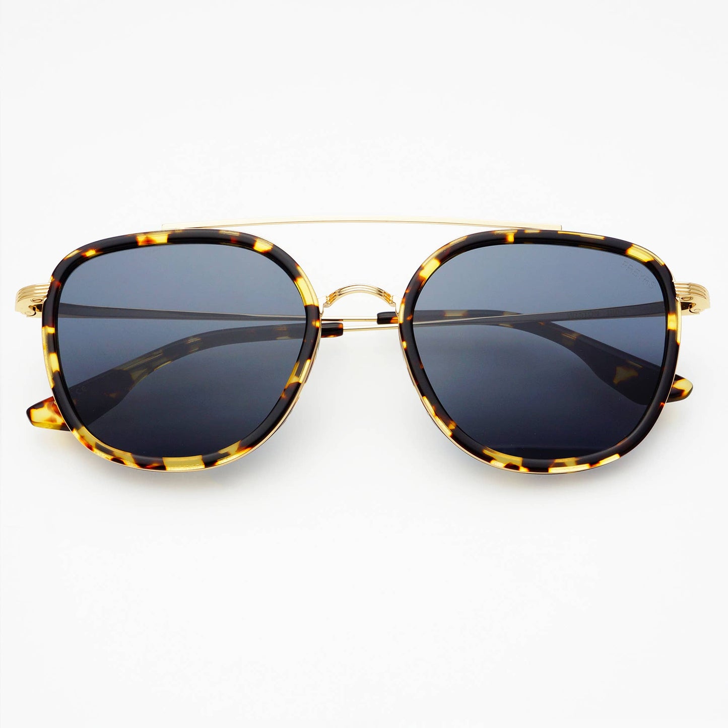 Weston Acetate Round Unisex Sunglasses- Yellow