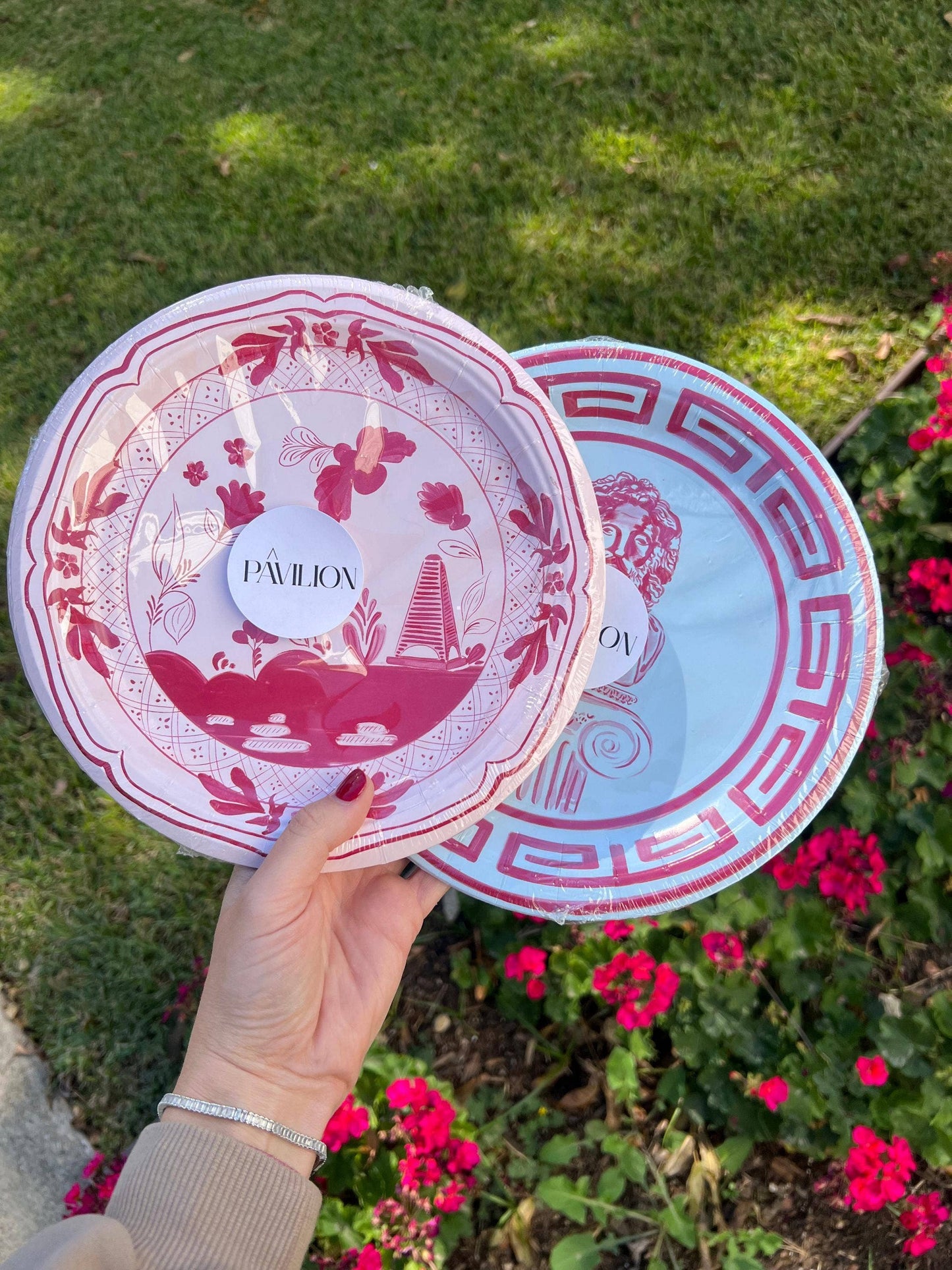 Beachside Pavilion Salad and Dessert Plates 8 per pack