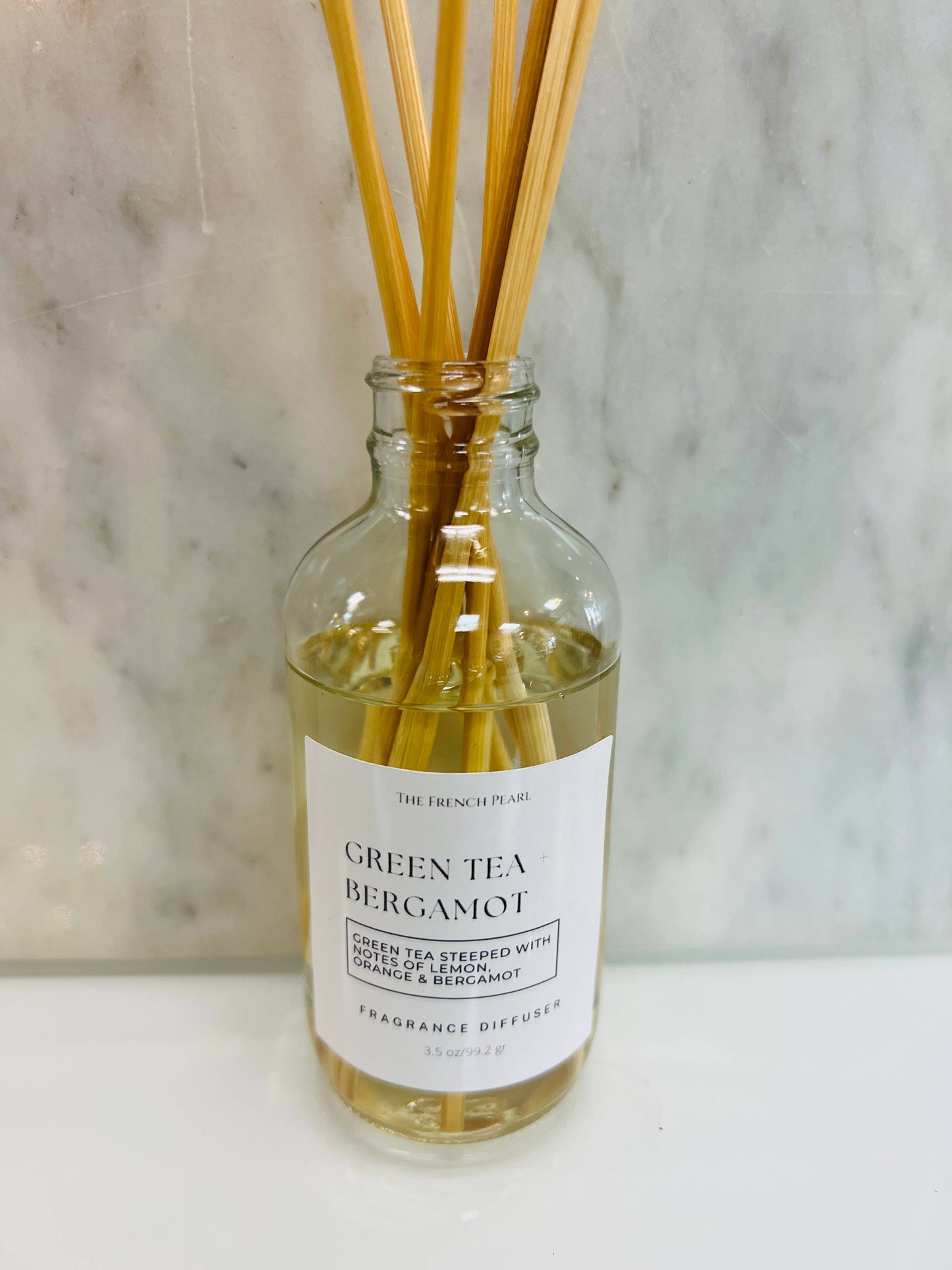 Green Tea + Bergamot Home Fragrance Reed Diffuser