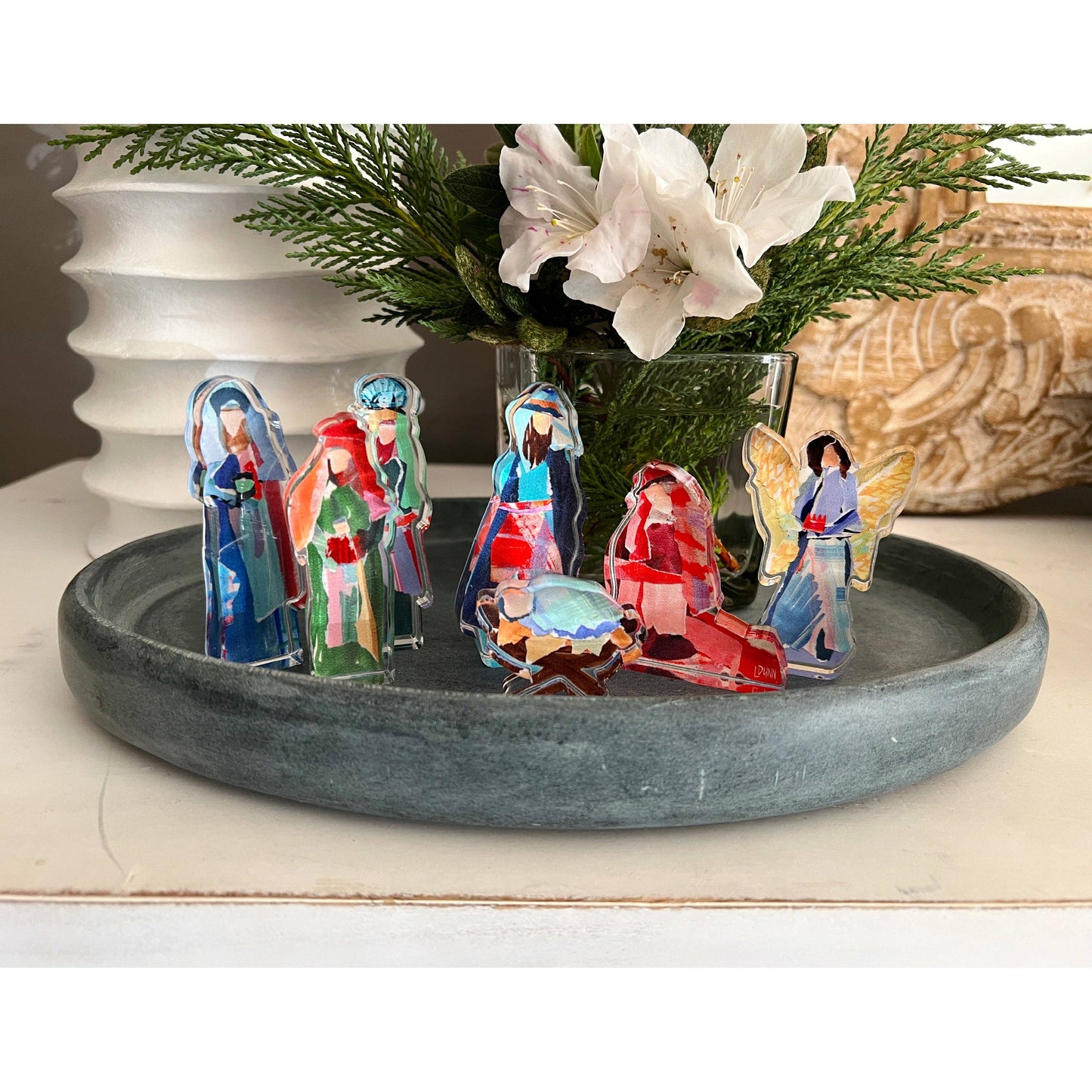 Acrylic Nativity Set: Small