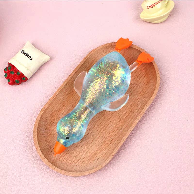 Goose  Glitter Squishy