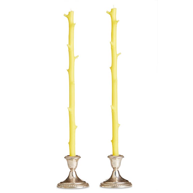 Stick Candles Hickory / Pair: Sour Apple