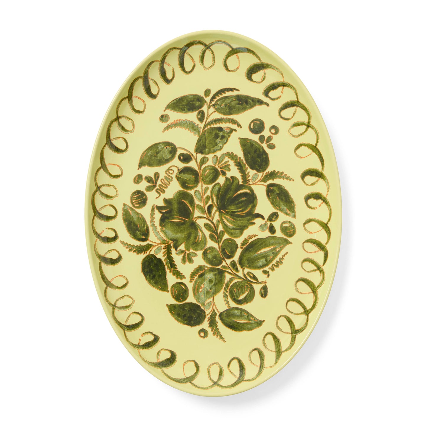 Amalfi Oval Tray Lime - 15.7" x 11"