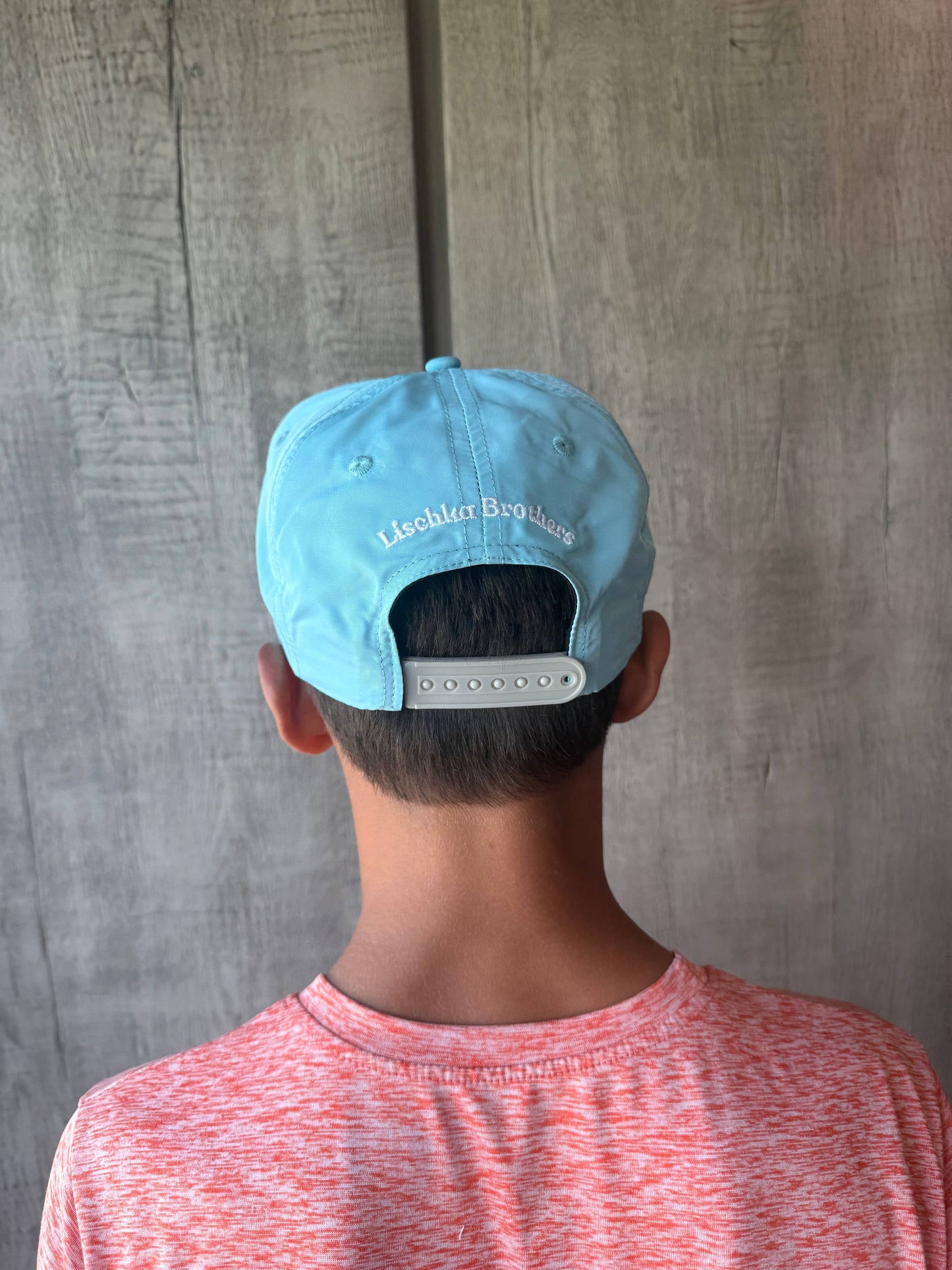 Black Drum Rope Cap, Aqua
