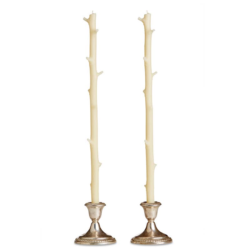 Stick Candles Hickory / Pair: Sour Apple