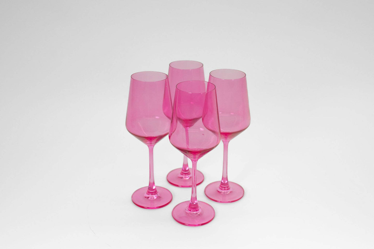 Bubblegum Pink - Colored Wine Glass