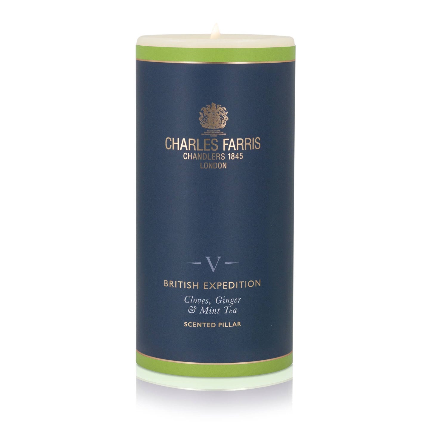 V British Expedition Scented Pillar Candle