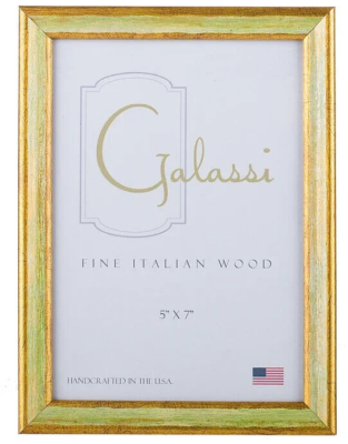 Green/ Gold Florentine 5x7 Frame
