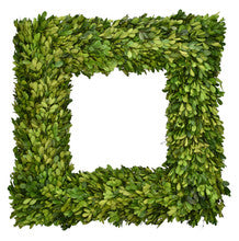 20" Country Manor Boxwood Square Wreath