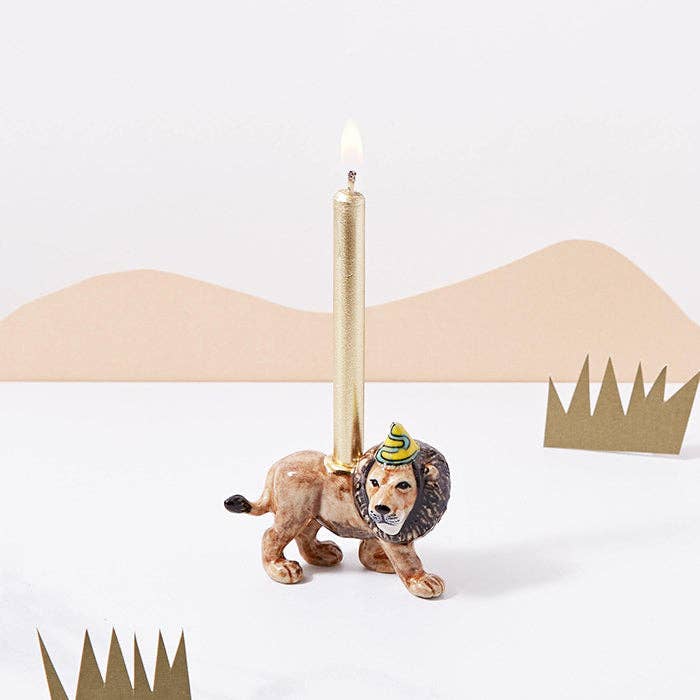 Lion "Party King" Cake Topper