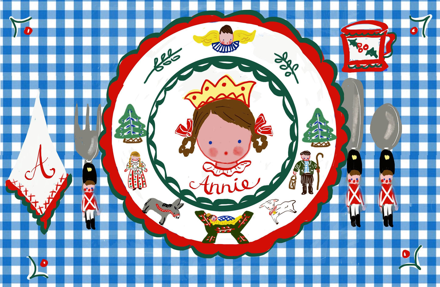 Christmas Laminated Placemat