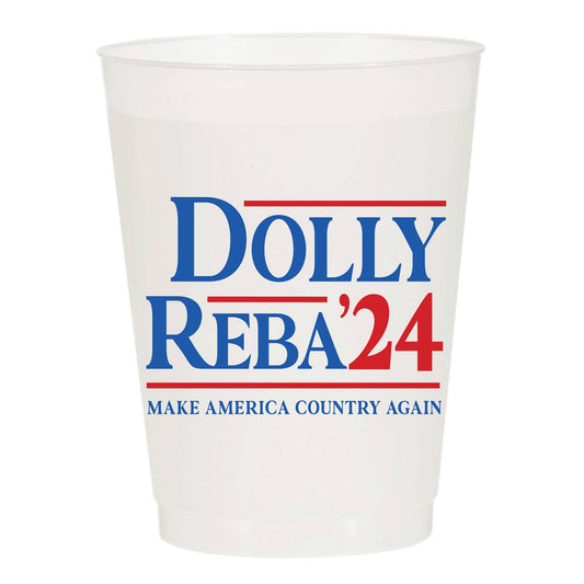 Dolly Reba '24 Make America Country Again - Set of 10 Cups