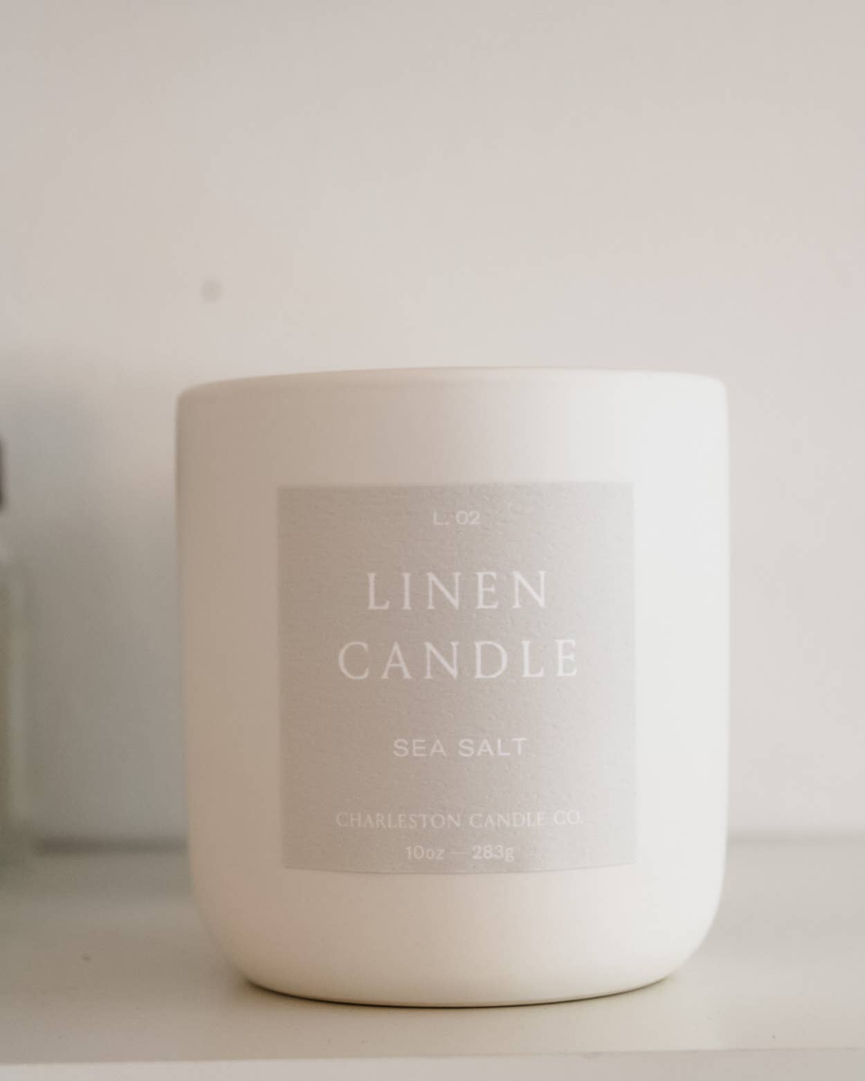 L.02 Sea Salt Linen Candle