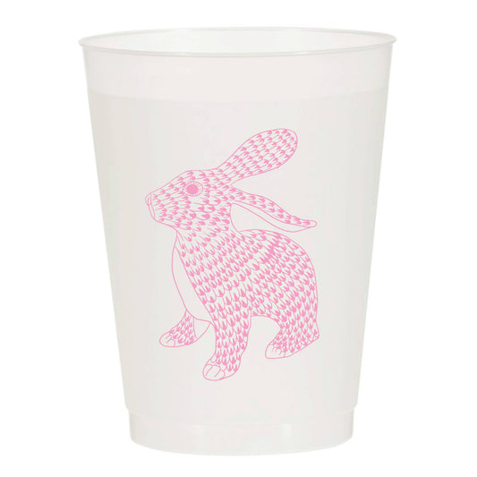 Bunny Reusable Cups - (Pink)