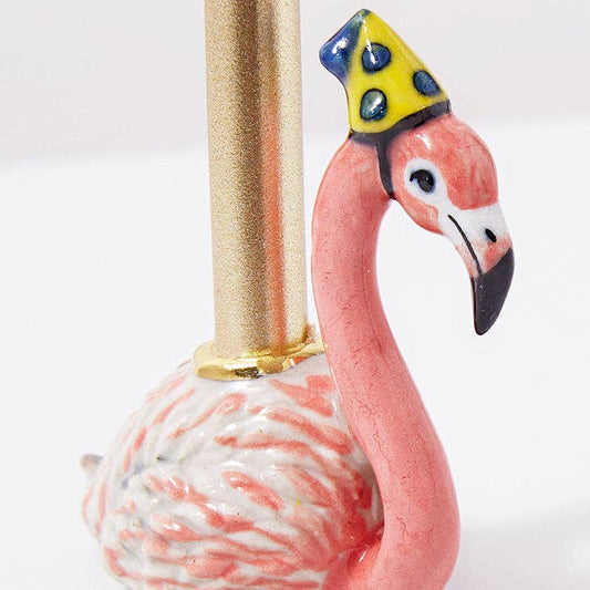Flamingo "Party Animal" Cake Topper